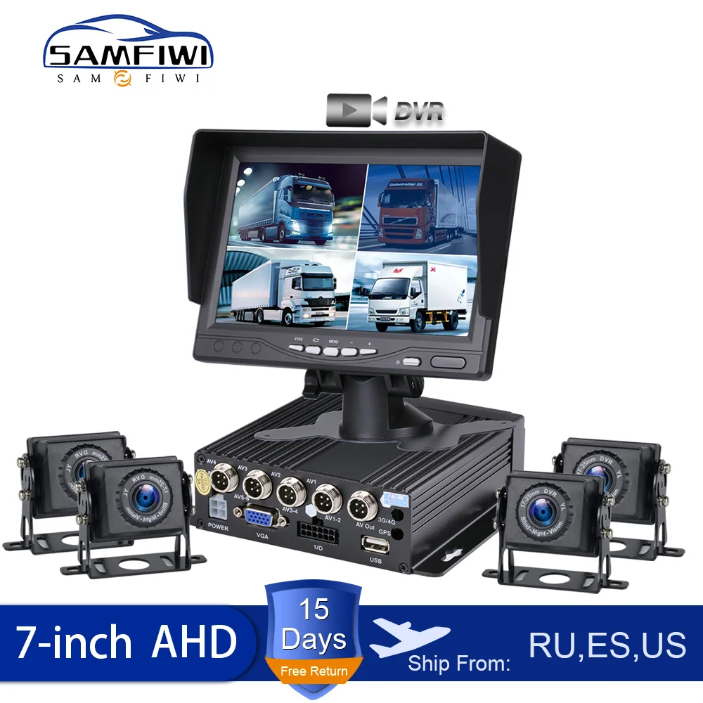 High Definition AHD Truck DVR Monitor 7" IR Night Vision Reverse Backup Recorder Rear view Camera For Bus Car DVD Screen
High Definition AHD Truck DVR Monitor 7" IR Night Vision Reverse Backup Recorder Rear view Camera For Bus Car DVD Screen