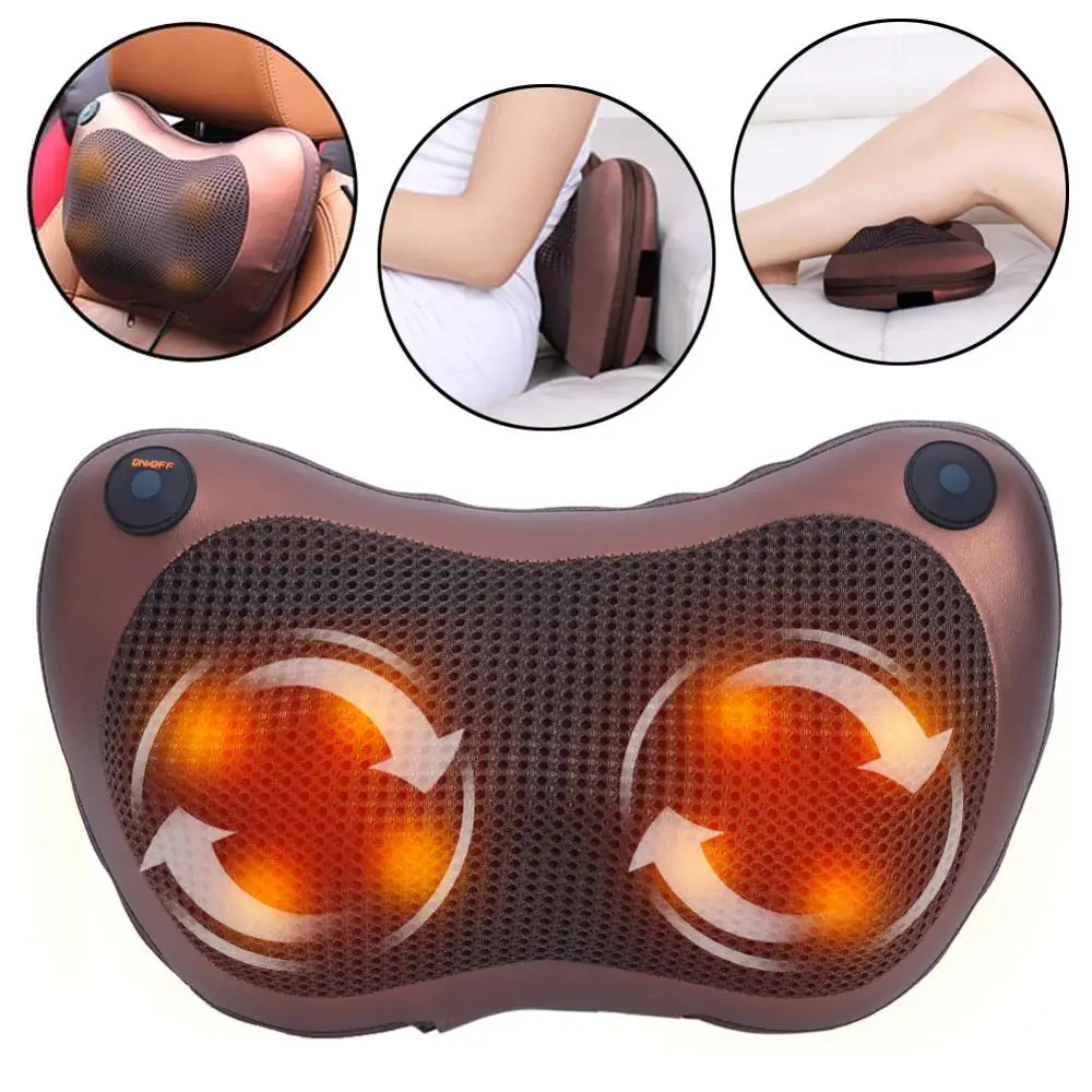 Electric Heat Infrared Neck Massager Cervical Spine Shoulder Back Relax Pillow Massage Pillow Deep Kneading Massager Relax
Electric Heat Infrared Neck Massager Cervical Spine Shoulder Back Relax Pillow Massage Pillow Deep Kneading Massager Relax