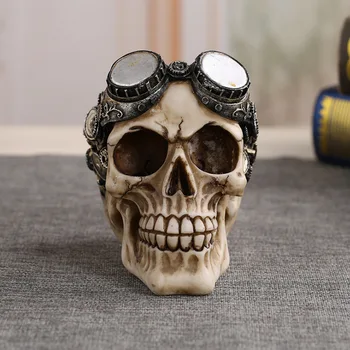 Funny Cool Ghost Head With Goggles Skull Figure Creative Tricky Resin Craft Collection Halloween Horror Decoration Gag gifts toy
Funny Cool Ghost Head With Goggles Skull Figure Creative Tricky Resin Craft Collection Halloween Horror Decoration Gag gifts toy