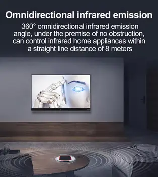 Automation Smart Wireless WiFi-IR Remote Controller Hub Tuya/smart Life APP Infrared Remote Controller For Air Conditioner TV
Automation Smart Wireless WiFi-IR Remote Controller Hub Tuya/smart Life APP Infrared Remote Controller For Air Conditioner TV