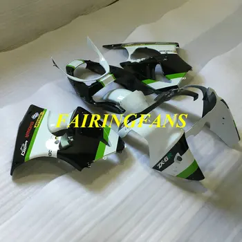 Injection mold Fairing kit for KAWASAKI Ninja ZX6R 636 00 01 02 ZX 6R 2000 2001 2002 White black Fairings bodywork+gifts KA30 
Injection mold Fairing kit for KAWASAKI Ninja ZX6R 636 00 01 02 ZX 6R 2000 2001 2002 White black Fairings bodywork+gifts KA30