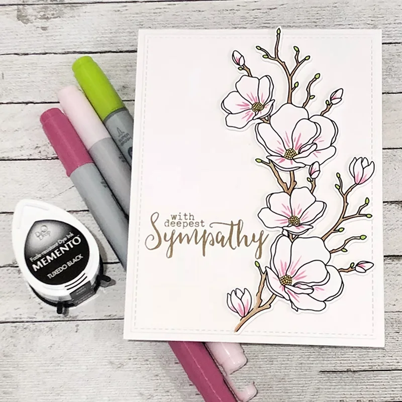 Sympathy Flower Metal Cutting Dies and Rubber Stamps for Scrapbooking Craft Stencil Card Make Photo Album Sheet Decoration
Sympathy Flower Metal Cutting Dies and Rubber Stamps for Scrapbooking Craft Stencil Card Make Photo Album Sheet Decoration
