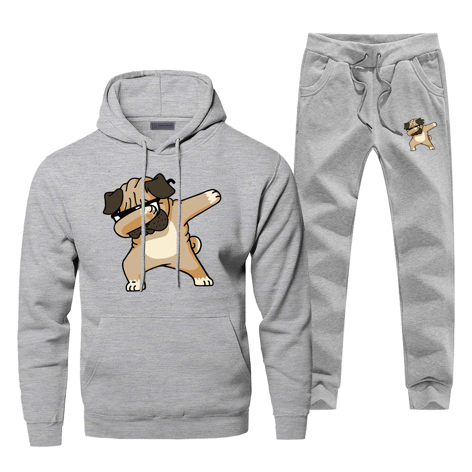 Hoodies Pants Set Men Hip Hop Style Dog Hoodie Sweatshirt Men Funny Dogs Hoodies Pollover 2 Pcs Streetwear Male Trap Sweatshirts
Hoodies Pants Set Men Hip Hop Style Dog Hoodie Sweatshirt Men Funny Dogs Hoodies Pollover 2 Pcs Streetwear Male Trap Sweatshirts