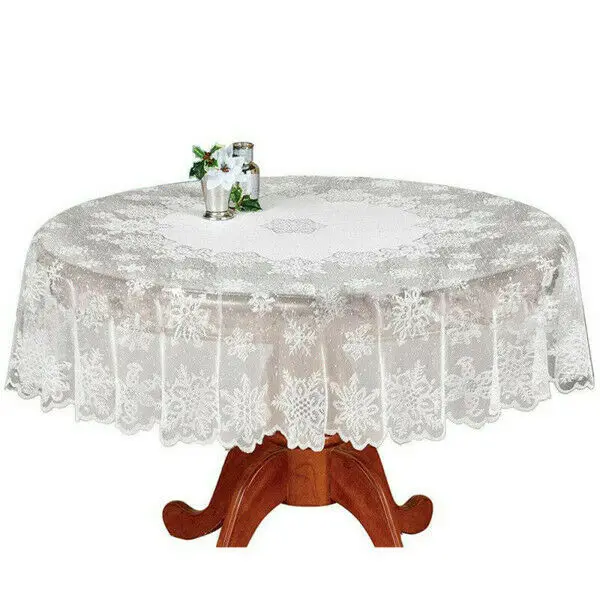 Christmas Tablecloth Snowflake Elk Lace Table Cloth Glass Table Cover Polyester Wedding DecorationChristmas Room Wedding Decor
Christmas Tablecloth Snowflake Elk Lace Table Cloth Glass Table Cover Polyester Wedding DecorationChristmas Room Wedding Decor