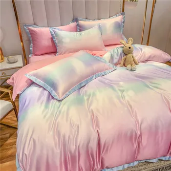 GXC Rainbow summer double-sided silk quilt cover hipster TikTok same ice silk cotton four-piece suit bed hat ins
GXC Rainbow summer double-sided silk quilt cover hipster TikTok same ice silk cotton four-piece suit bed hat ins