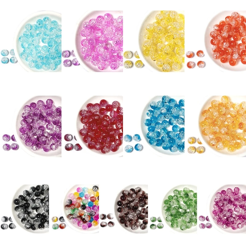 Double Colored Cracked Bead Spacer Beads for Jewelry Making Handmade DIY DIY Bracelet Necklace Beaded Jewelry Accessorie 87HD
Double Colored Cracked Bead Spacer Beads for Jewelry Making Handmade DIY DIY Bracelet Necklace Beaded Jewelry Accessorie 87HD