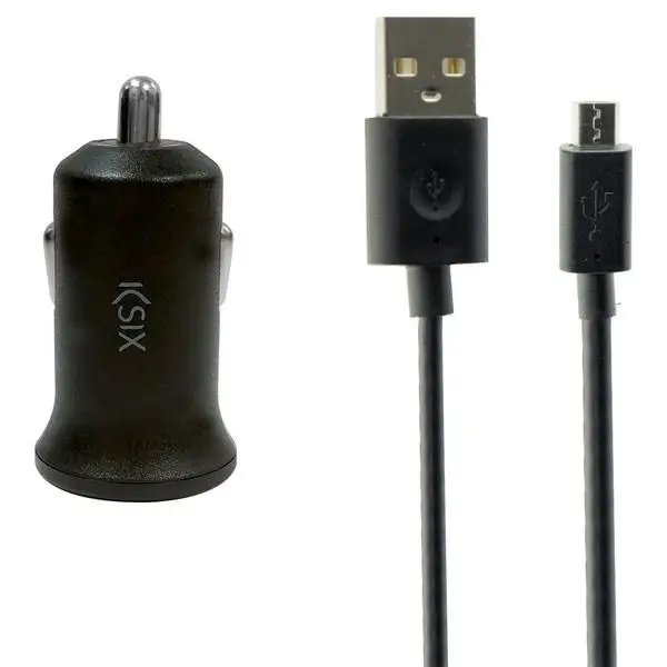 Настенное зарядное устройство + кабель Micro USB 2A черный|Кабели адаптеры и разъемы| |
