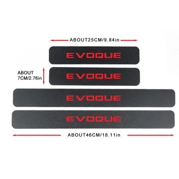 Car Stickers For Land Rover Evoque Carbon Fiber Door Scuff Plate Decoration Sticker Decals High Quality Car Accessories Interior 
Car Stickers For Land Rover Evoque Carbon Fiber Door Scuff Plate Decoration Sticker Decals High Quality Car Accessories Interior