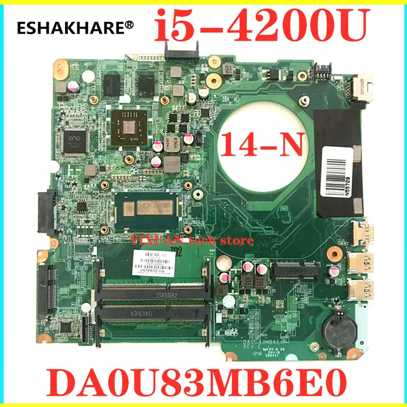 734426-501 734426-001 734426-601 материнская плата для HP 14-N ноутбука i5-4200U комплектующие