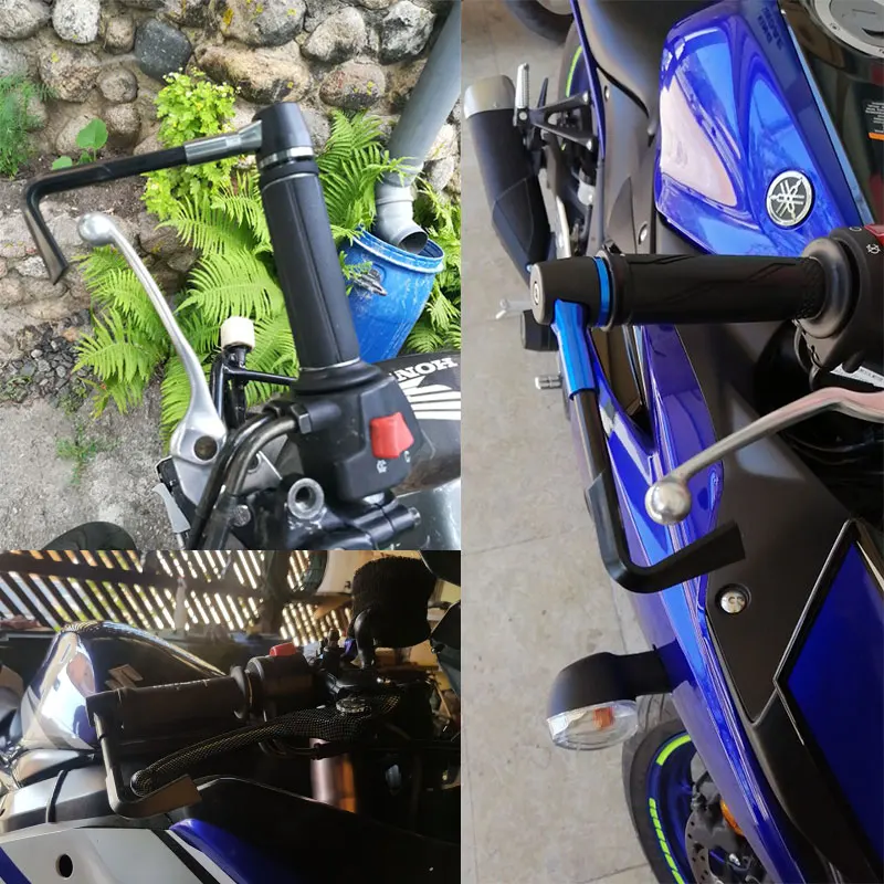 Motorcycle Handlebar Brake Clutch Levers Protector Guard 22mm Aluminum Motorcycle Brake Handle Protects Motorcycle Accessories
