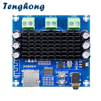 Tenghong TDA7297 Bluetooth 5.0 Digital Power Amplifier Board 15W*2 Class AB Two Channel Audio Sound Amplifier Support TF Card
Tenghong TDA7297 Bluetooth 5.0 Digital Power Amplifier Board 15W*2 Class AB Two Channel Audio Sound Amplifier Support TF Card
