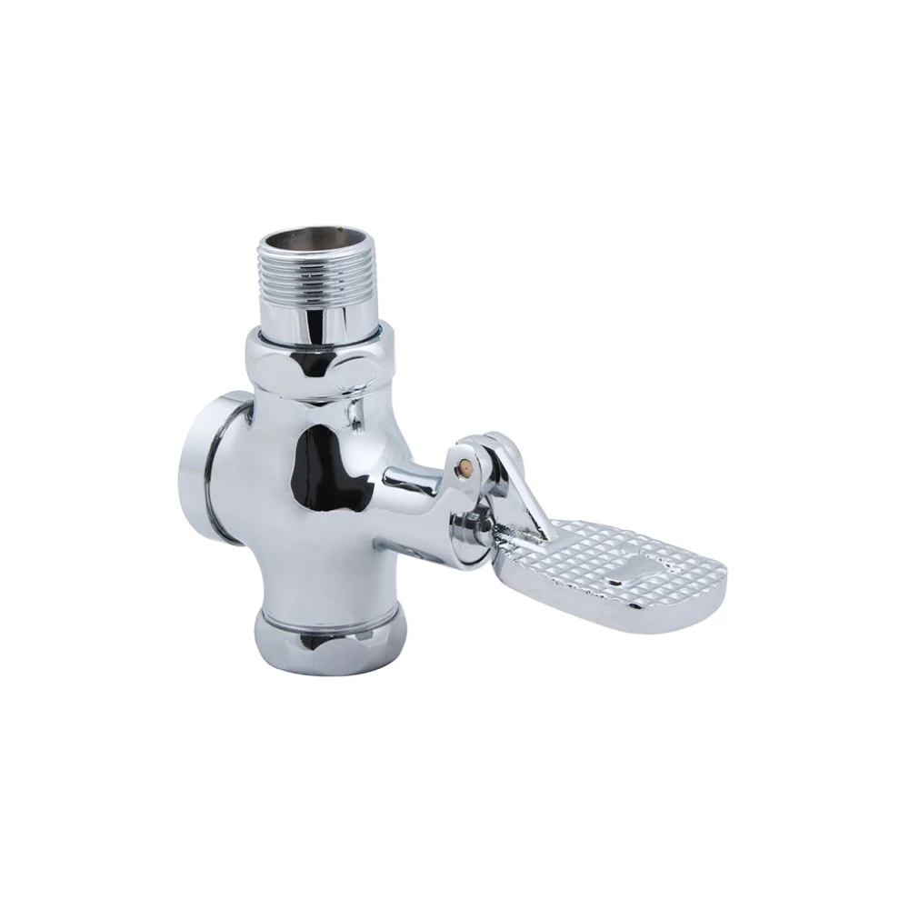 

Brass Material Chrome Finishing Color Wall Mounted of Self Closing Timing Delay Stool Flush Valve