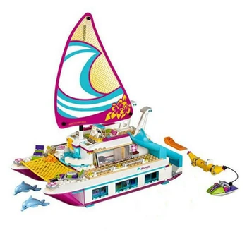 01038 Friends Sunshine Catamaran Dolphins Olivia Stephanie Girl Building Block Compatible with 41317 Brick Toy
01038 Friends Sunshine Catamaran Dolphins Olivia Stephanie Girl Building Block Compatible with 41317 Brick Toy