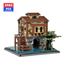 MOC Ideas Creative Architecture Swamp Hideout Marsh Cabin Modular House Building Blocks collect Toys for Children Kid Xmas Gifts
MOC Ideas Creative Architecture Swamp Hideout Marsh Cabin Modular House Building Blocks collect Toys for Children Kid Xmas Gifts