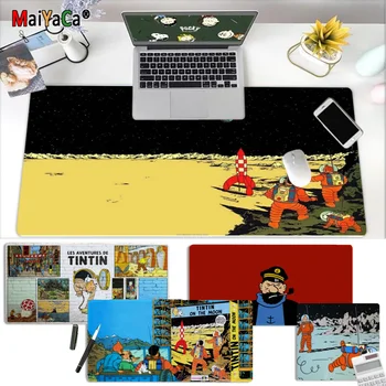 

MaiYaCa The Adventures of Tintin gamer play mats Mousepad Speed/Control Version Large Gaming Mouse Pad
