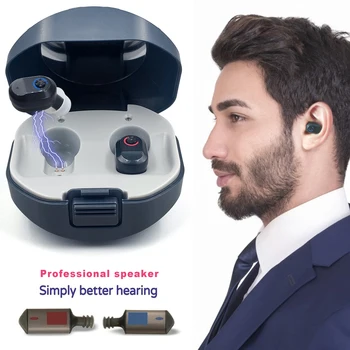 Black Color 2020 NEW Best MINI Rechargable Hearing Aid with Charging Case Audifonos Hearing Device Hearing Adjustable Tone Ampli
Black Color 2020 NEW Best MINI Rechargable Hearing Aid with Charging Case Audifonos Hearing Device Hearing Adjustable Tone Ampli