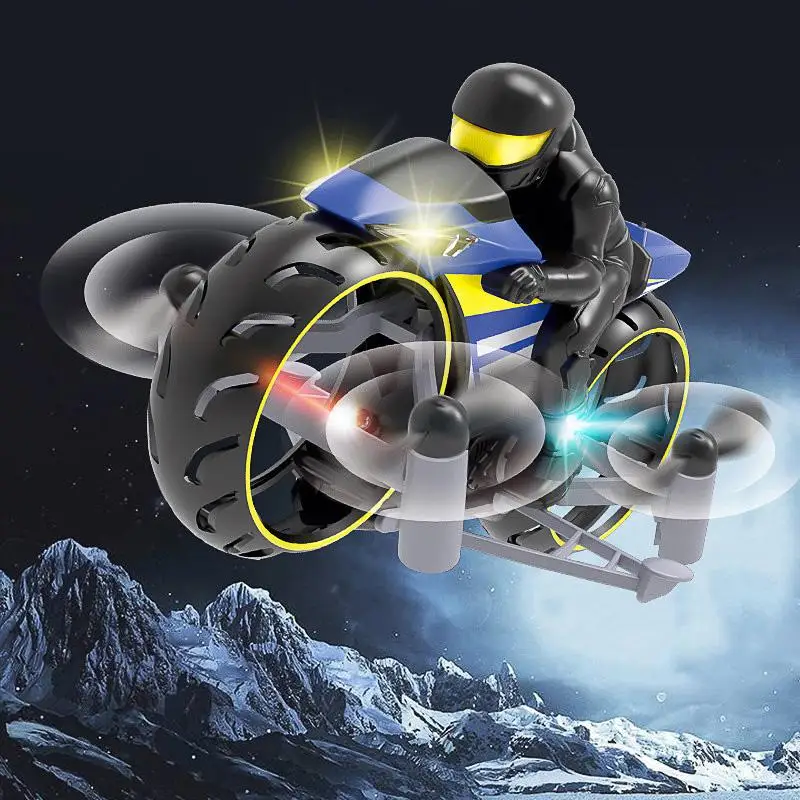 New Rc Drone Flying Motorcycle Drone Ground & Flight Dual Mode Flying Motorbike Remote Control Car Quadcopter Kids Toys Gifts
New Rc Drone Flying Motorcycle Drone Ground & Flight Dual Mode Flying Motorbike Remote Control Car Quadcopter Kids Toys Gifts