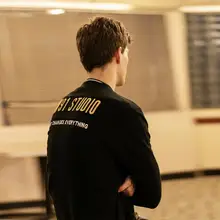 SIMWOOD 2019 automne hiver nouvelle lettre de broderie cardigan chandail hommes mode décontracté haute qualité vestes SI980589(China)