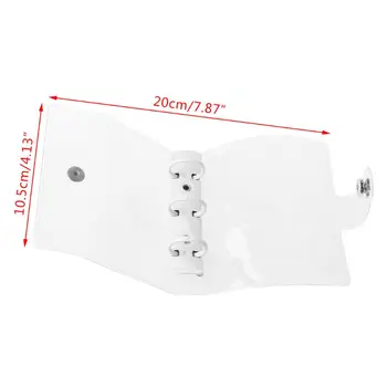 Transparent 3 Holes Mini PVC Loose Leaf Notebook Notepad Sheet Shell File Folder Cover Stationery
Transparent 3 Holes Mini PVC Loose Leaf Notebook Notepad Sheet Shell File Folder Cover Stationery