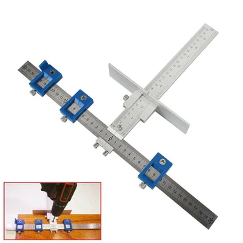 10inch Position Ruler Alloy Punch Locator Drill Guide Sleeve Cabinet Hardware Jig Drawer Woodworking Tools
10inch Position Ruler Alloy Punch Locator Drill Guide Sleeve Cabinet Hardware Jig Drawer Woodworking Tools