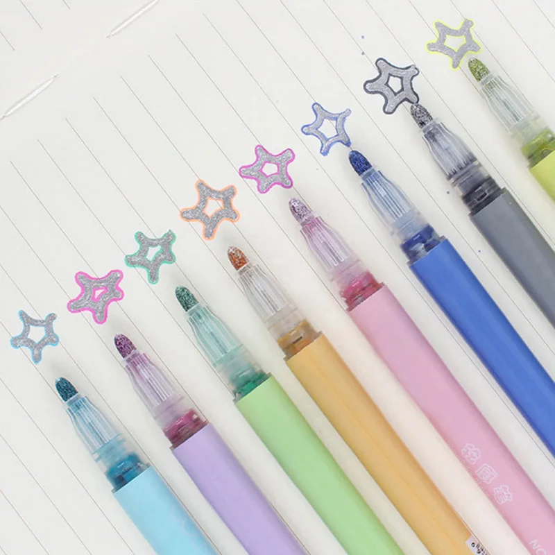 Card Writing Drawing Double Line Outline Pen Highlighter Marker Pen 8 Color for School Office NC99
Card Writing Drawing Double Line Outline Pen Highlighter Marker Pen 8 Color for School Office NC99