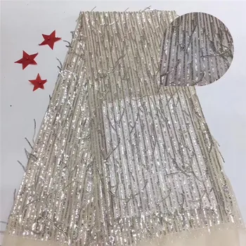 2018 Newest Arrival Beautiful French Sequins Lace Fabric Net White Fashionable Bright African Lace Fabric For Party Dress
2018 Newest Arrival Beautiful French Sequins Lace Fabric Net White Fashionable Bright African Lace Fabric For Party Dress