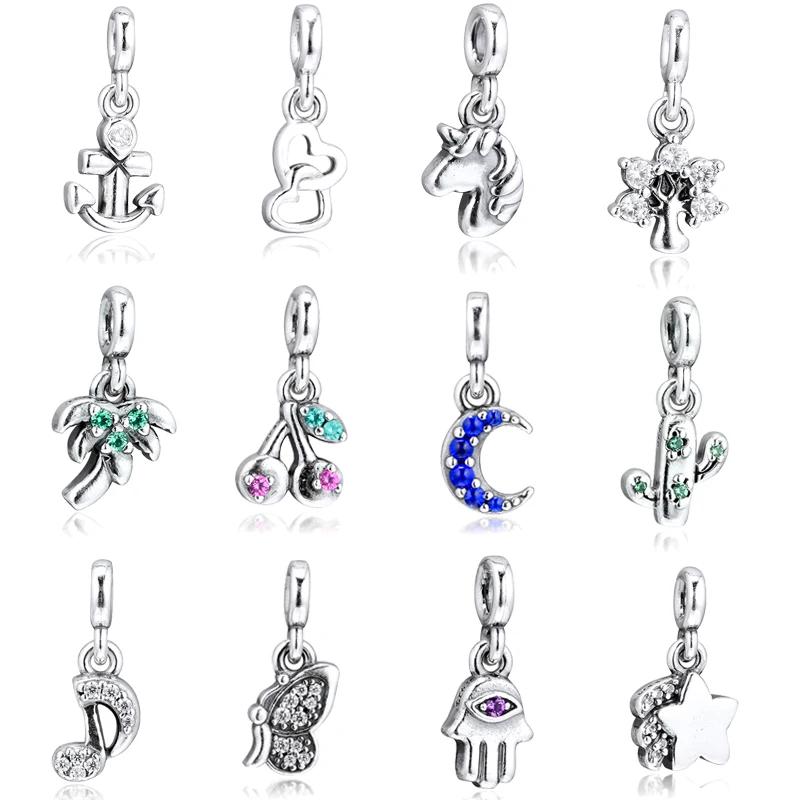 925 Sterling Silver My Magical Unicorn Nature Lovely Cactus Moon Pride Cherry Crown Dangle Charms Beads Fit Pandora Bracelets
925 Sterling Silver My Magical Unicorn Nature Lovely Cactus Moon Pride Cherry Crown Dangle Charms Beads Fit Pandora Bracelets
