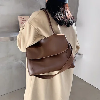 New Large Capacity Shoulder Bag Bag Handheld Versatile Crossbody Bag Fashionable Simple Casual Women's 2020 Autumn and Winter PU 
New Large Capacity Shoulder Bag Bag Handheld Versatile Crossbody Bag Fashionable Simple Casual Women's 2020 Autumn and Winter PU