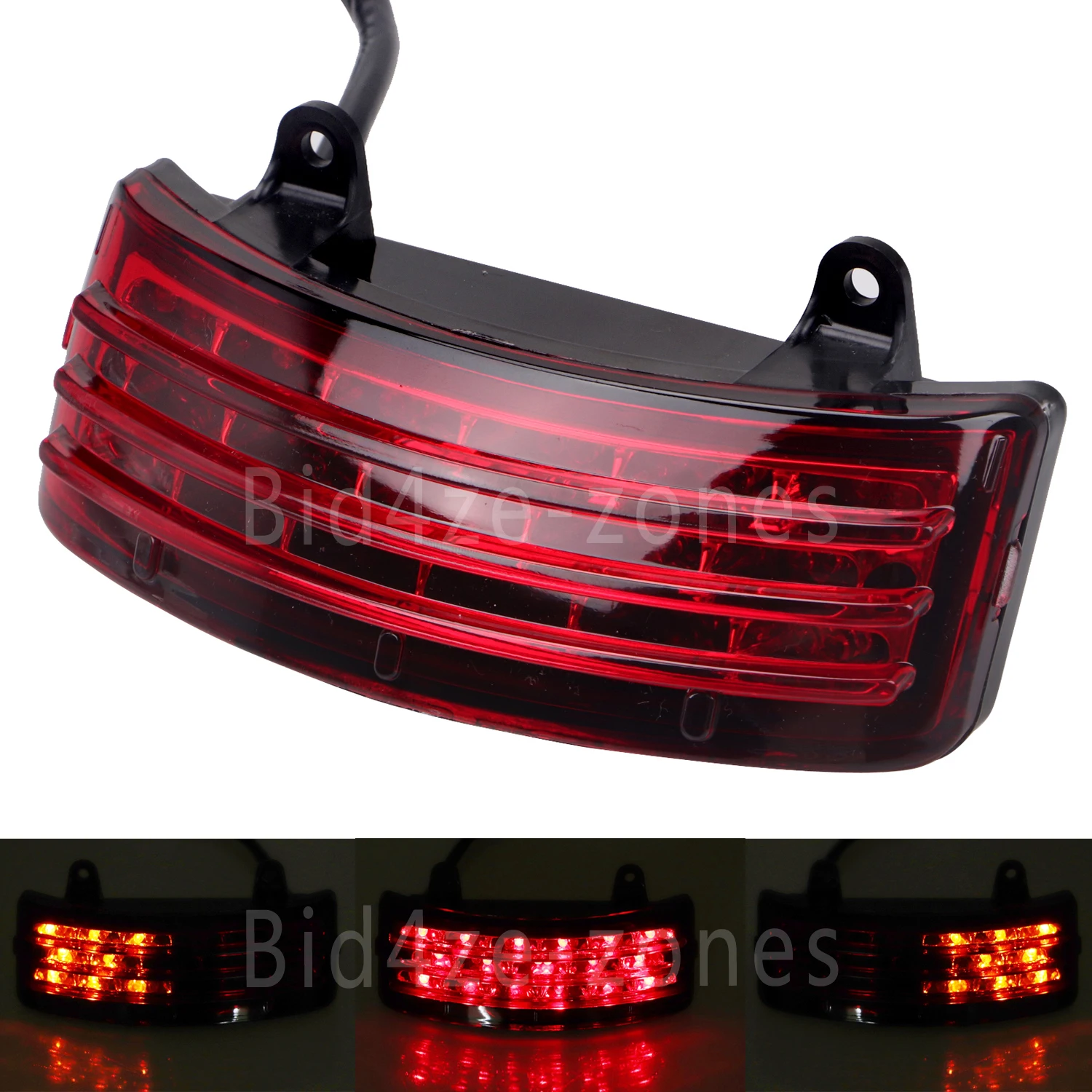 Tri-Bar LED Rear Fender Brake Tail Light Turn Signal Lamp Taillight For Harley Touring Street Glide FLHX FLTRX Red Motorcycle
Tri-Bar LED Rear Fender Brake Tail Light Turn Signal Lamp Taillight For Harley Touring Street Glide FLHX FLTRX Red Motorcycle