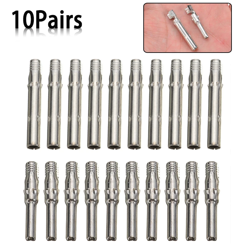 20pcs Male Female Connector Terminal Pin Compatible With Solar Panel PV Waterproof
20pcs Male Female Connector Terminal Pin Compatible With Solar Panel PV Waterproof