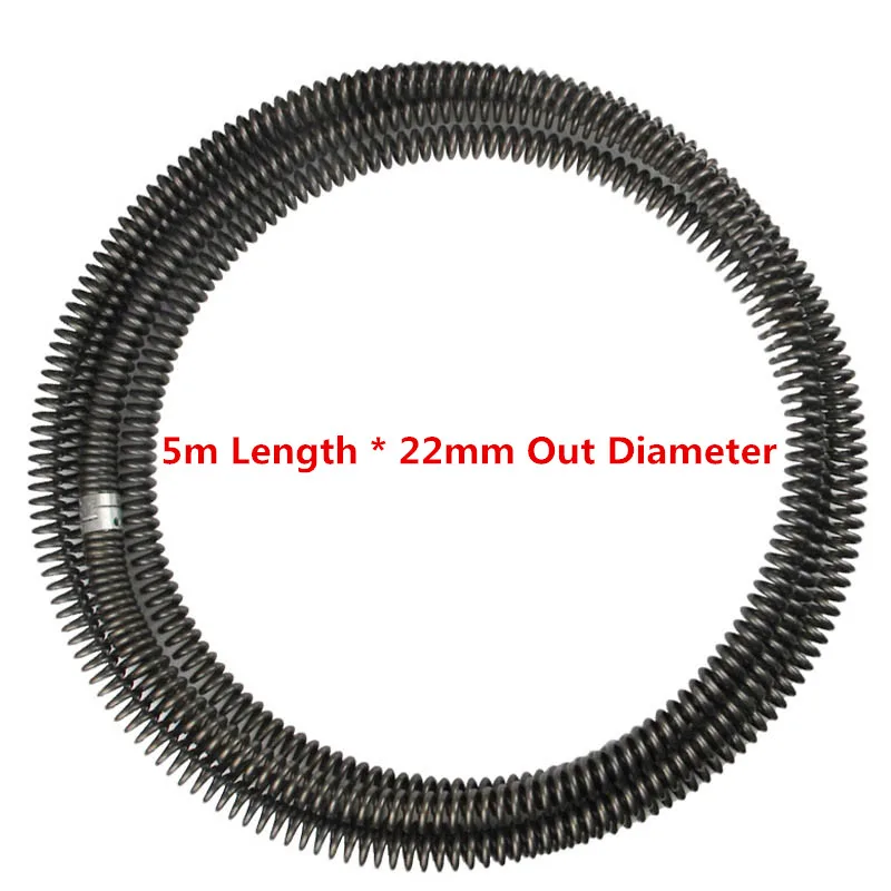 22mm Out Diameter *5 Meter Long Compression Coil Spring Kitchen Toilet Sewer Dredging Device Extension Spring Pipe Cleaning Tool
22mm Out Diameter *5 Meter Long Compression Coil Spring Kitchen Toilet Sewer Dredging Device Extension Spring Pipe Cleaning Tool