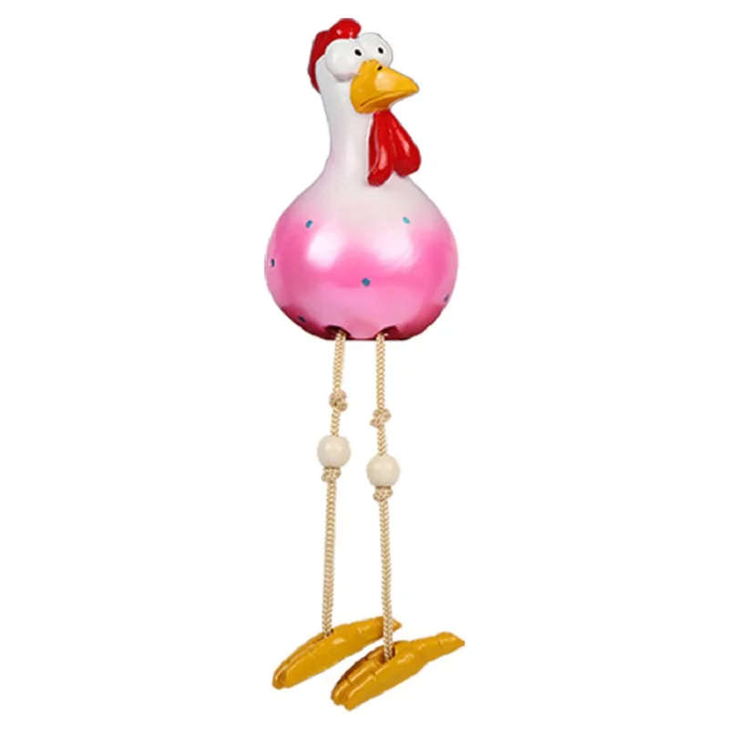 

New Resin Big Eye Chicken Handicraft Ornaments Craft Hanging Chicken