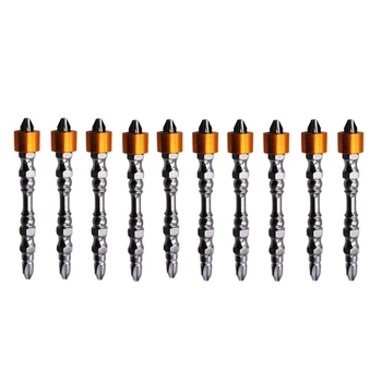 65mm Electronic Screwdriver Bit Set Double Head PH2 Magnetic Bits 1/4'' Hex Shank D1 Steel For Electric Screw Driver Drywall
65mm Electronic Screwdriver Bit Set Double Head PH2 Magnetic Bits 1/4'' Hex Shank D1 Steel For Electric Screw Driver Drywall
