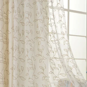 Idyllic Style Curtains for Living Dining Room Bedroom Simple Color Cotton Fabric Embroidery Window Screen Modern Fashion Tulle
Idyllic Style Curtains for Living Dining Room Bedroom Simple Color Cotton Fabric Embroidery Window Screen Modern Fashion Tulle