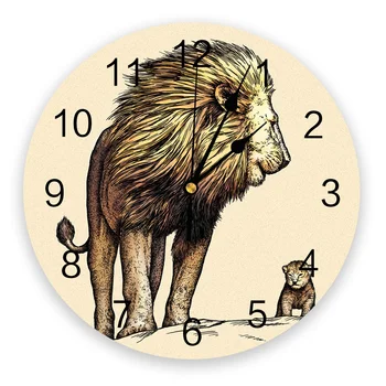 Circular Wall Clock Animal Lion Yellow Wall Clock Home Decor Bedroom Silent Oclock Watch Wall for Living Room
Circular Wall Clock Animal Lion Yellow Wall Clock Home Decor Bedroom Silent Oclock Watch Wall for Living Room