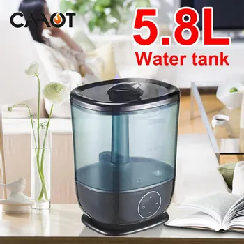 CAHOT 5.8L Touch Control Remote Control LED Ultrasonic Air Humidifier Electric Diffuser Nebulizer Aroma Air Purifier Home Office
CAHOT 5.8L Touch Control Remote Control LED Ultrasonic Air Humidifier Electric Diffuser Nebulizer Aroma Air Purifier Home Office