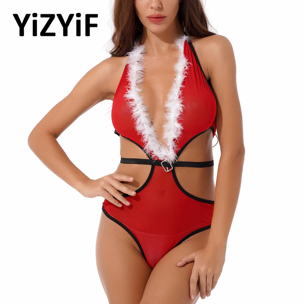 Christmas Lingerie For Women Santa Lingerie Sexy Dress Up Party Red Teddy Bodysuit One Piece Babydoll Chemise Sleepwear
Christmas Lingerie For Women Santa Lingerie Sexy Dress Up Party Red Teddy Bodysuit One Piece Babydoll Chemise Sleepwear