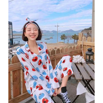 Pajamas Set Summer Cartoon Women Girl Sleepwear Pijama Women Pyjamas Suit Female Homewear Clothing 2020 Mujer Leisure Nightwear
Pajamas Set Summer Cartoon Women Girl Sleepwear Pijama Women Pyjamas Suit Female Homewear Clothing 2020 Mujer Leisure Nightwear