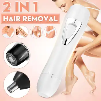 2 in 1 Mini Hair Removal Machine Epilator Electric Shaver Women Men Face Body Home Painless Hair Remover
2 in 1 Mini Hair Removal Machine Epilator Electric Shaver Women Men Face Body Home Painless Hair Remover