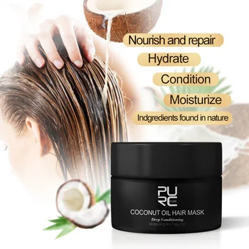 Coconut Oil Hair Mask 50ml Repairs Damage Restore Soft All Hair Types Keratin Hair & Scalp Hair Treatment 2020 
Coconut Oil Hair Mask 50ml Repairs Damage Restore Soft All Hair Types Keratin Hair & Scalp Hair Treatment 2020