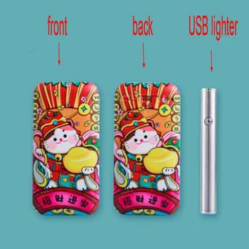 USB Lighter cigarette case for 20 cigarettes with 100mm length and 5mm diameter
USB Lighter cigarette case for 20 cigarettes with 100mm length and 5mm diameter