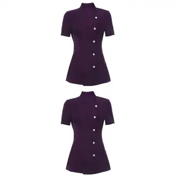 2 Pieces Salon Women Tunic Beautician Nail Spa Uniform Health Work,Purple
2 Pieces Salon Women Tunic Beautician Nail Spa Uniform Health Work,Purple