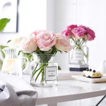 Colorful Glass Vase Flower Pot Flower Basket Flower Vase Decoration Home Nordic Decoration Dried Flower Hydroponic Little Bottle
Colorful Glass Vase Flower Pot Flower Basket Flower Vase Decoration Home Nordic Decoration Dried Flower Hydroponic Little Bottle