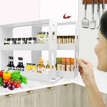 Kitchen Spice Organizer Rack Multi-Function Rotating Storage Shelf Slide Kitchen Cabinet Cupboard Organizer Kitchen Storage Rack
Kitchen Spice Organizer Rack Multi-Function Rotating Storage Shelf Slide Kitchen Cabinet Cupboard Organizer Kitchen Storage Rack