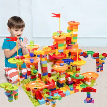 Large Particle Blocks Toy Compatible Duploed Building Blocks Plastic Funnel Slide DIY Assembly Bricks Toys for Children Plastic
Large Particle Blocks Toy Compatible Duploed Building Blocks Plastic Funnel Slide DIY Assembly Bricks Toys for Children Plastic