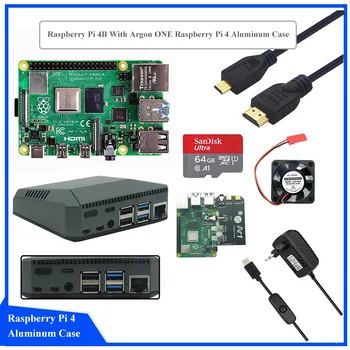 Original Raspberry Pi 4 Model B Kit + Aluminum Case + Heat Sink + 3A Switch Power + Micro HDMI Option 64 32GB SD Card |Reader 
Original Raspberry Pi 4 Model B Kit + Aluminum Case + Heat Sink + 3A Switch Power + Micro HDMI Option 64 32GB SD Card |Reader