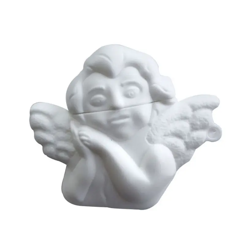 White Angel Pattern Protective Cover Soft Silicone Case for Airpods 1/2 Earphone Protective Case
White Angel Pattern Protective Cover Soft Silicone Case for Airpods 1/2 Earphone Protective Case