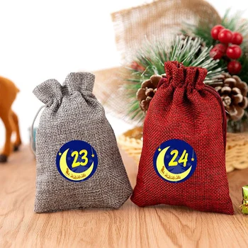 24pc Christmas Linen Bags with Drawstrings Christmas Burlap Goody Gift Bags Snowman Christmas Tree Moon EIG88
24pc Christmas Linen Bags with Drawstrings Christmas Burlap Goody Gift Bags Snowman Christmas Tree Moon EIG88