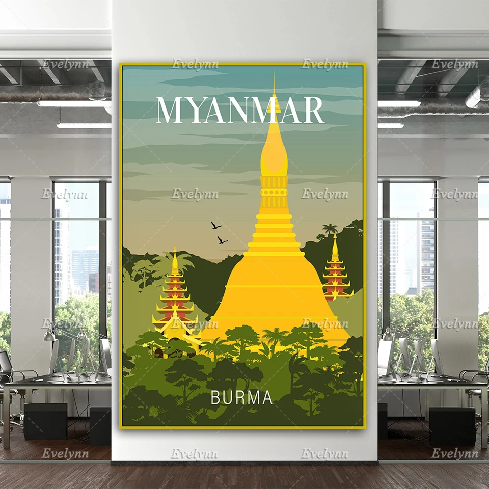 Myanmar Travel Poster,Myanmar Travel Print, Myanmar Wall Art, Burma Travel Poster Home Decor Canvas Unique Gift
Myanmar Travel Poster,Myanmar Travel Print, Myanmar Wall Art, Burma Travel Poster Home Decor Canvas Unique Gift