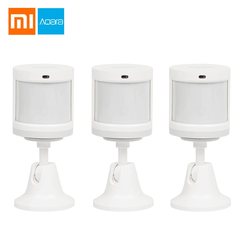 Xiaomi Aqara Human Body Sensor ZigBee Movement Motion Security Wireless Connection Light Intensity Detect Gateway 2 Mi home APP
Xiaomi Aqara Human Body Sensor ZigBee Movement Motion Security Wireless Connection Light Intensity Detect Gateway 2 Mi home APP